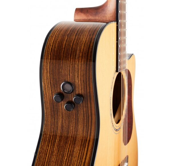 Cort Gold A6-Bocote guitarra electroacústica en color natural con estuche envio gratis