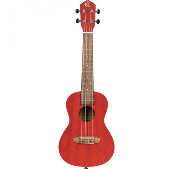 Ortega RUFIRE Ukelele concierto color rojo