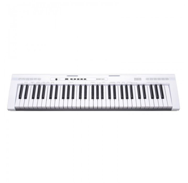 Oqan QKB61WH Teclado Portátil de 61 Teclas Color Blanco