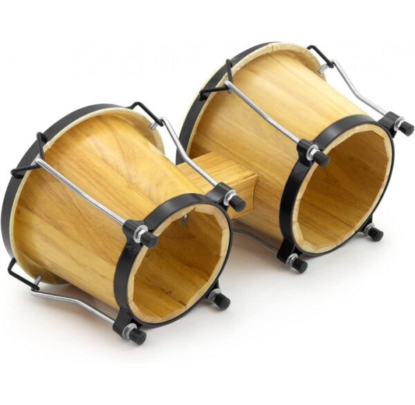 Rockstar BO105-NAT Bongo de Madera 6,5" y 7,5" Parche Piel envio gratis