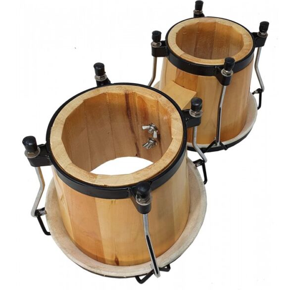 Rockstar BO105-NAT Bongo de Madera 6,5" y 7,5" Parche Piel envio gratis