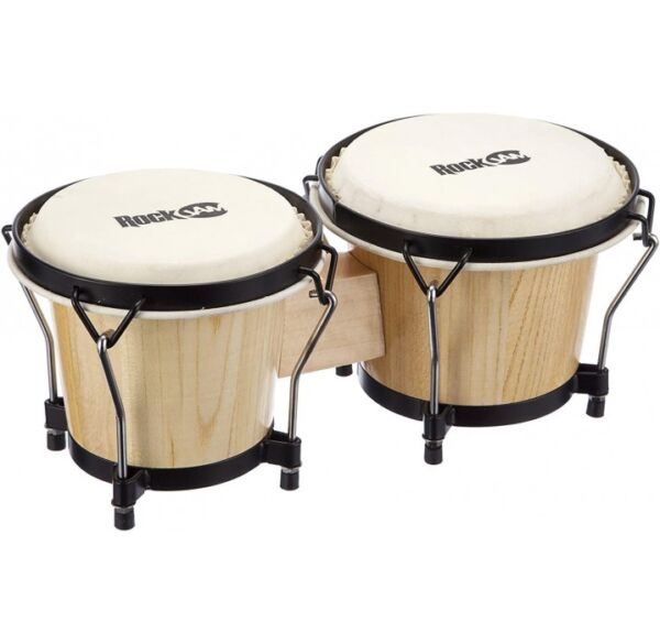 Rockstar BO105-NAT Bongo de Madera 6,5" y 7,5" Parche Piel envio gratis
