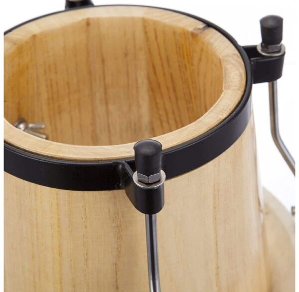 Rockstar BO105-NAT Bongo de Madera 6,5" y 7,5" Parche Piel envio gratis