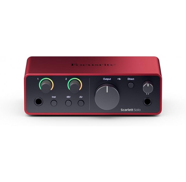 Focusrite Scarlett Solo 4th Gen interface de audio envio gratis