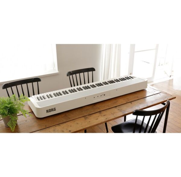 Korg B2 White Teclado de 88 teclas con mecánica de martillos