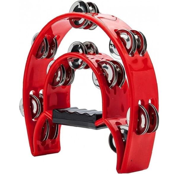 Rockstar HMT02 Pandereta Media Luna color rojo envio gratis