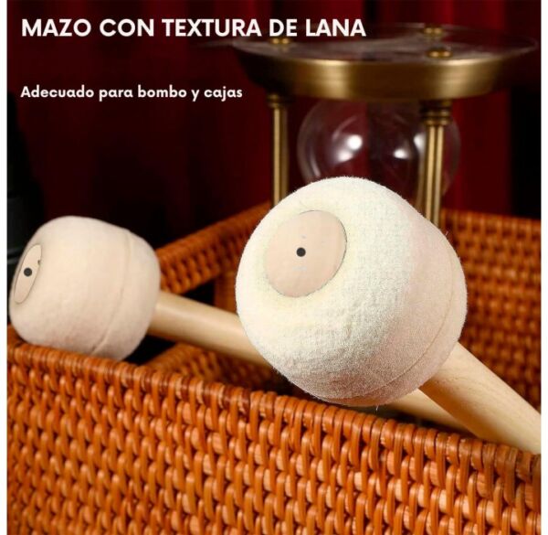 Rockstar MAZ01 Par de Mazas para Bombo envio gratis