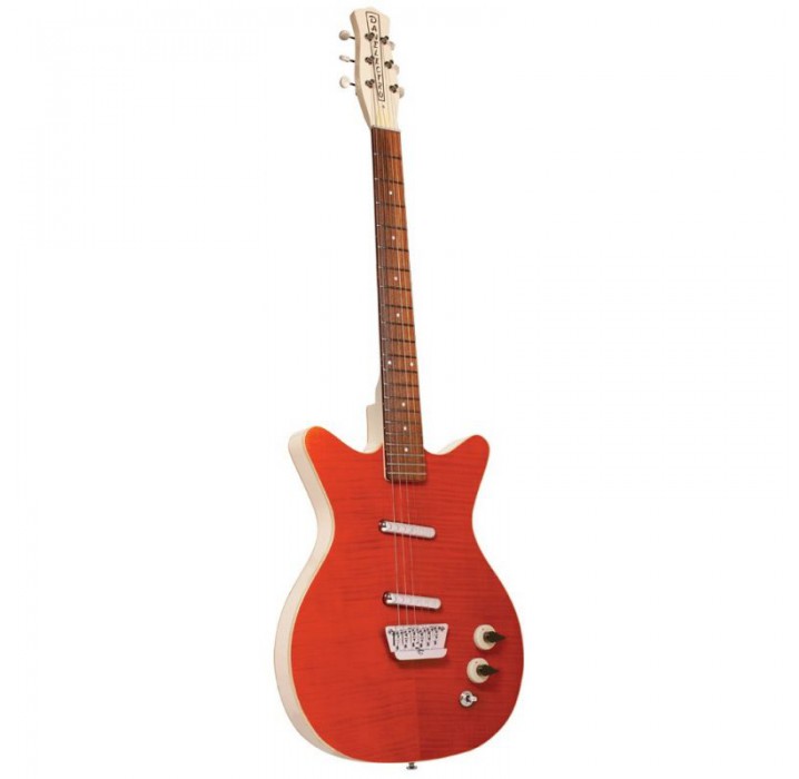 Danelectro 59 Divine Flame Maple Guitarra Electrica envio gratis