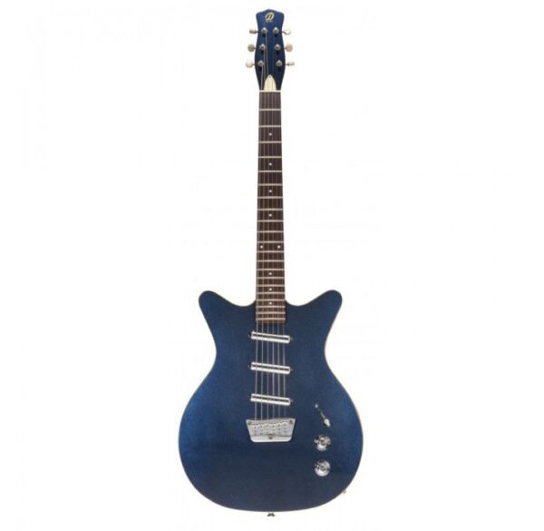 Danelectro 59 Triple Divine Blue Metallic guitarra eléctrica envio gratis