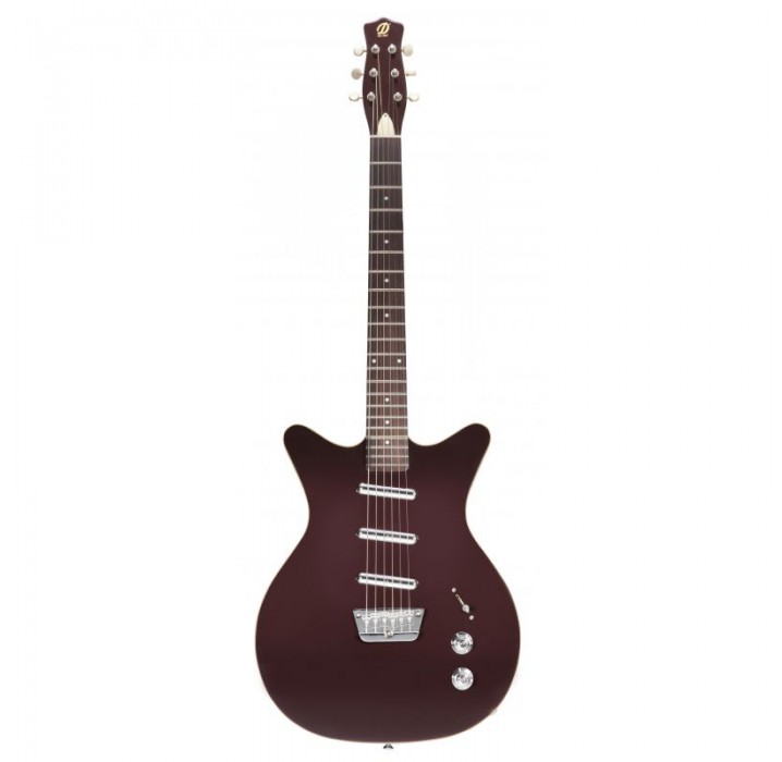 Danelectro 59 Triple Divine Dark Burgundy guitarra eléctrica envio gratis