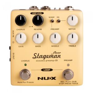 Nux Stageman Floor Preamp para guitarra acústica envio gratis