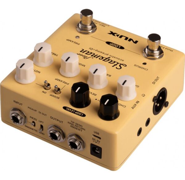 Nux Stageman Floor Preamp para guitarra acústica envio gratis
