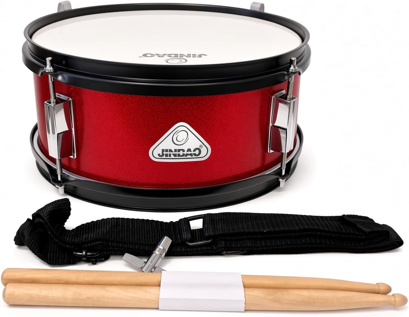 Caja infantil Jinbao 1005RD color rojo 10" x 5" con baquetas y correa envio gratis 5 Caja infantil Jinbao 1005RD color rojo 10" x 5" con baquetas y correa envio gratis - Imagen 3