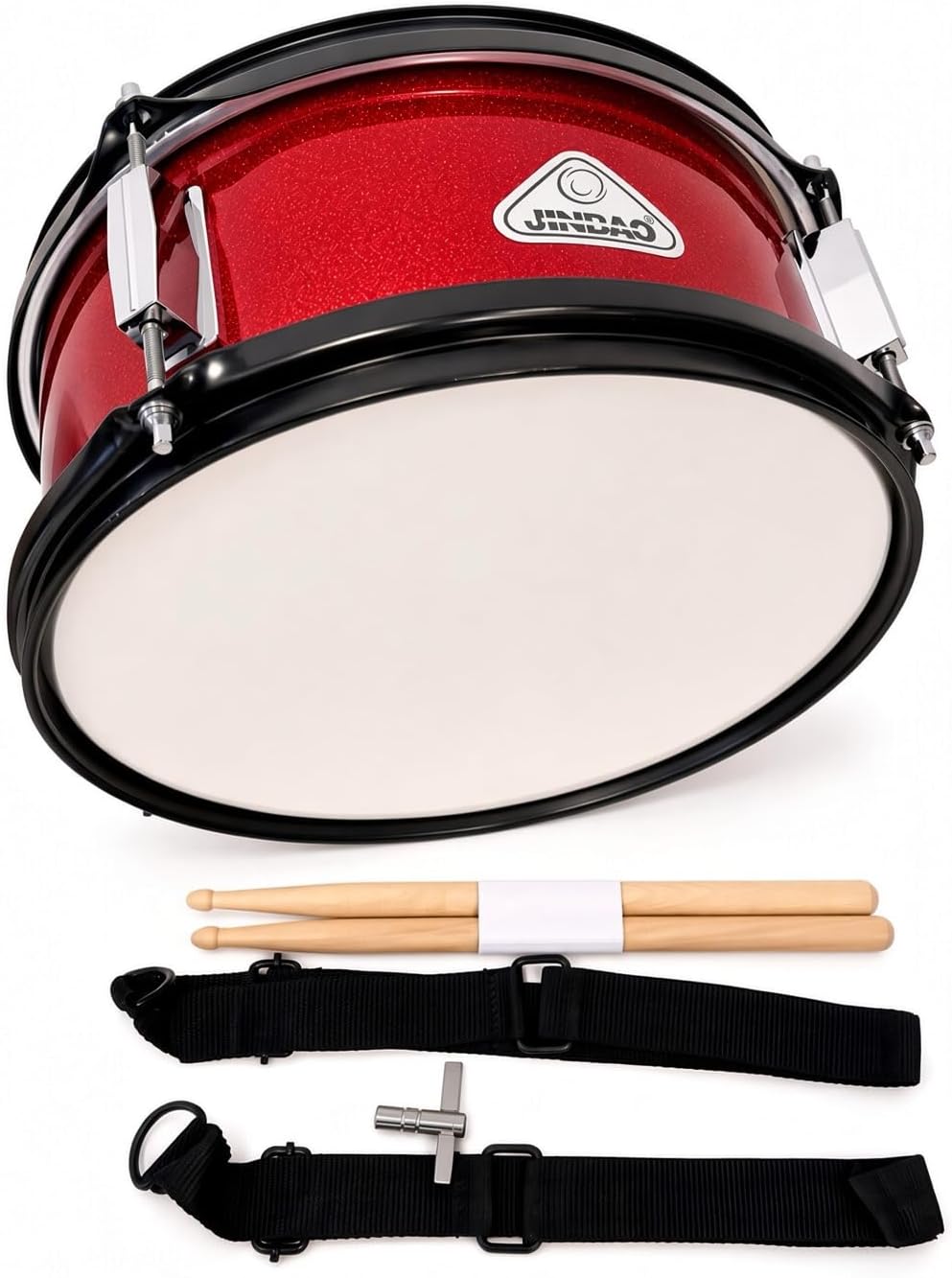 Caja infantil Jinbao 1005RD color rojo 10" x 5" con baquetas y correa envio gratis 6 Caja infantil Jinbao 1005RD color rojo 10" x 5" con baquetas y correa envio gratis - Imagen 4