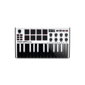 Akai MPK MINI MK3 White Teclado Controlador Midi con Software MPC Beats envio gratis