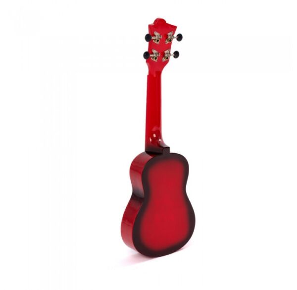Octopus UK-205RDB ukelele soprano Rojo burst con funda envio gratis