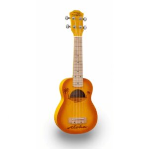 Maui ETCHED S-YW ukelele soprano con funda envio gratis