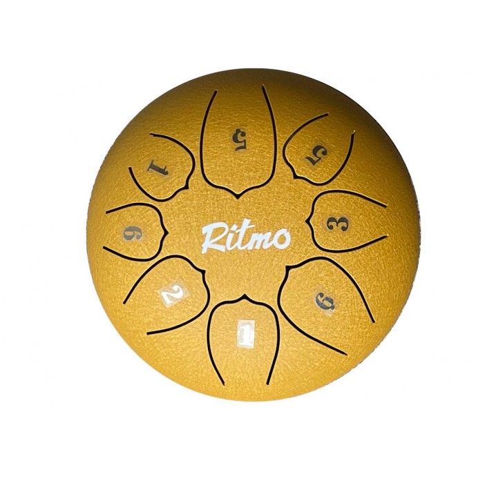 Ritmo TD8GD tongue drum 6-8" dorado envio gratis