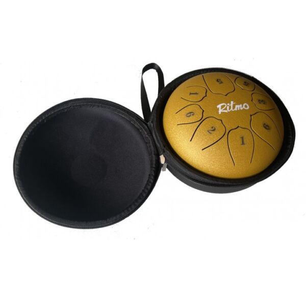 Ritmo TD8GD tongue drum 6-8" dorado envio gratis