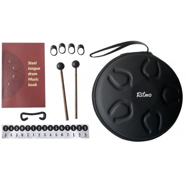 Ritmo TD8GR tongue drum 6-8" verde envio gratis