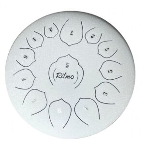 Ritmo TD12WH tambor de lenguas 12″ 13 notas color blanco envio gratis