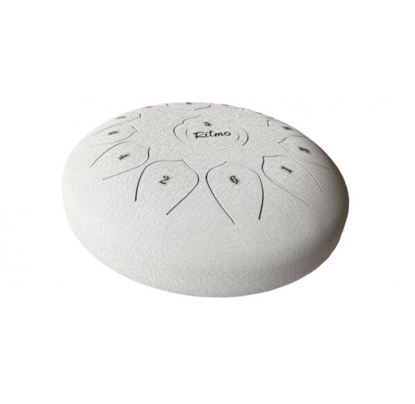 Ritmo TD12WH tambor de lenguas 12" 13 notas color blanco envio gratis