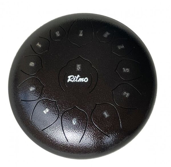 Ritmo TD12BZ tambor de lenguas 12" 13 notas color negro envio gratis