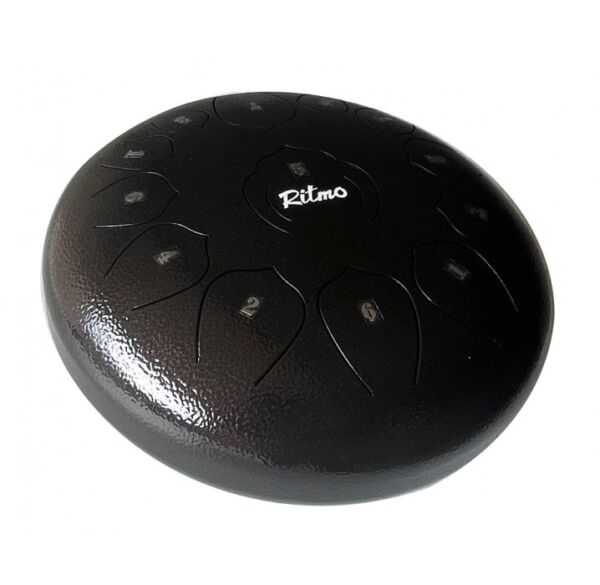 Ritmo TD12BZ tambor de lenguas 12" 13 notas color negro envio gratis