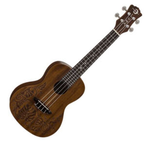 Luna guitars ukelele lizard mahogany concert w-gigbag envio gratis