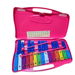 Home 26 Alysée MT25-CR-PK Metalófono infantil rosa 25 notas colores envio gratis