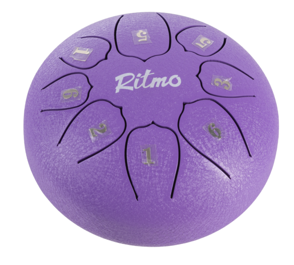 Ritmo TD8PPL tambor de lenguas 8 notas morado envio gratis - Imagen 2