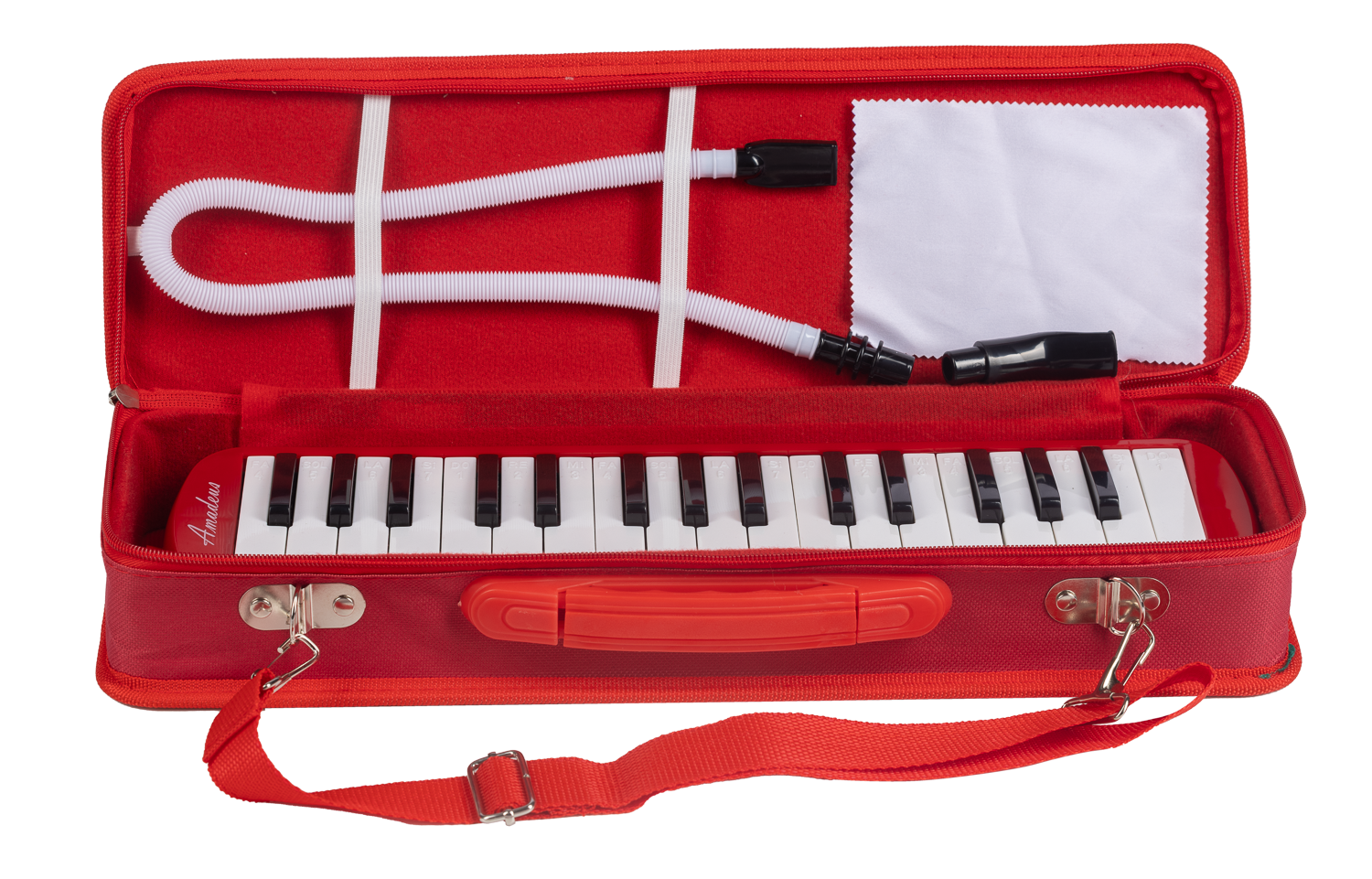 Amadeus M32RDAM melódica 32 teclas roja envio gratis 6 Amadeus M32RDAM melódica 32 teclas roja envio gratis - Imagen 5