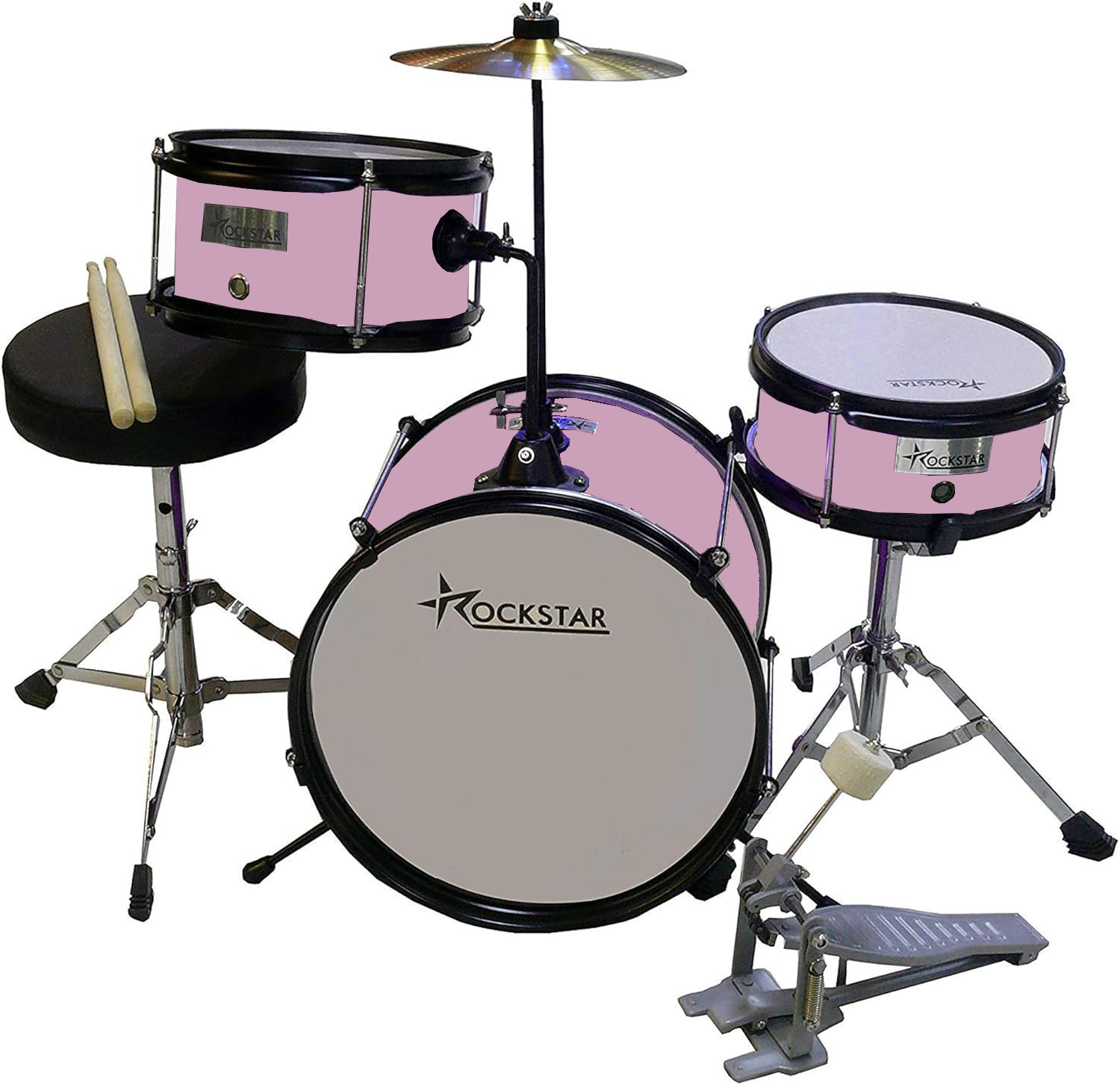 Rockstar GC1044-PK bateria infantil rosa envio gratis