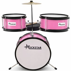 Rockstar GC1043-PK Bateria para niños color rosa envio gratis