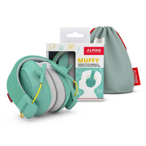Alpine ALP-MUFF/MT Muffy Kids Verde Menta Orejeras de protección auditiva para niños envio gratis