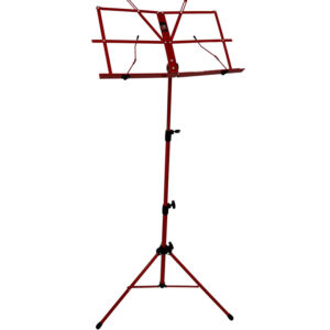 Atril de Música Plegable y con funda, color rojo Rockstar MS531RD envio gratis