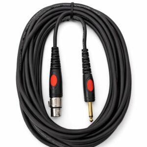 Home 19 Cable de micrófono XLR hembra a Jack Rockstar PWJX25 6.35mm Mono (TS) Chapado en Oro envio gratis