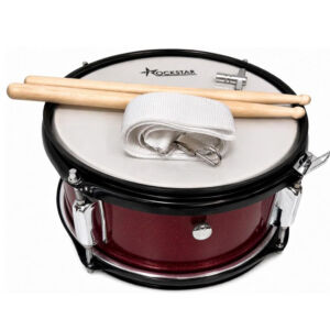 Tambor de Madera Afinable 30,5 x 12,7 cm Rockstar SMS-1205WR color rojo vino envio gratis