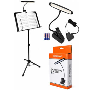 Atril de partituras MS-533L con lampara led Roland incluida envio gratis