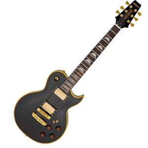 Guitarra eléctrica Aria PE PEF80BKTP color negro envio gratis