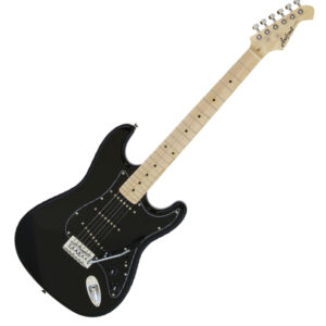 Guitarra eléctrica tipo strato Aria STG003SPLBK negra envio gratis