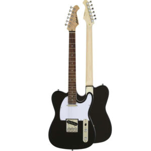 Guitarra eléctrica tipo tele Aria TEG002BK negra envio gratis