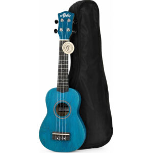 Carrito 1 Ukelele soprano con funda Aloha UK250BL azul envio gratis