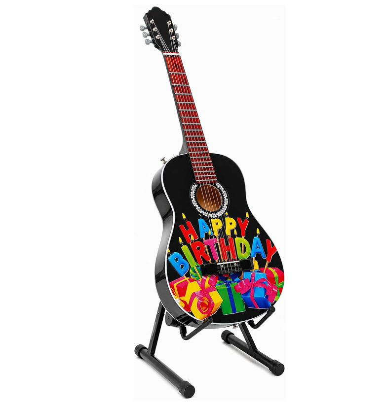 Miniatura de guitarra acústica cumpleaños Rockstar MGT8174 envio gratis 2 Miniatura de guitarra acústica cumpleaños Rockstar MGT8174 envio gratis