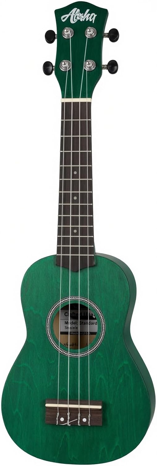 Ukelele soprano con funda Aloha UK250GRF verde envio gratis 4 Ukelele soprano con funda Aloha UK250GRF verde envio gratis - Imagen 2