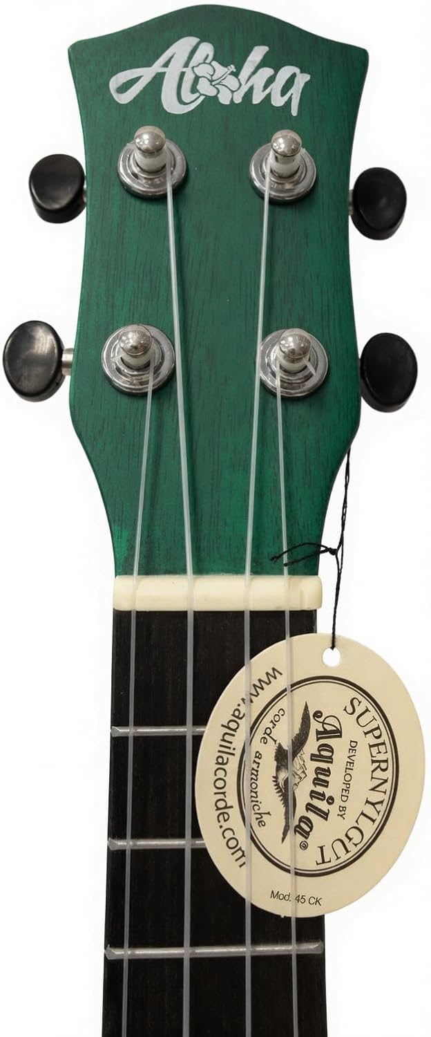 Ukelele soprano con funda Aloha UK250GRF verde envio gratis 5 Ukelele soprano con funda Aloha UK250GRF verde envio gratis - Imagen 3