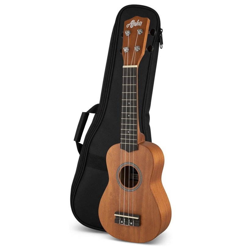Ukelele soprano con funda Aloha UK250NAT natural envio gratis