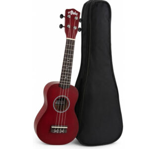 Carrito 1 Ukelele soprano con funda Aloha UK250RD rojo envio gratis