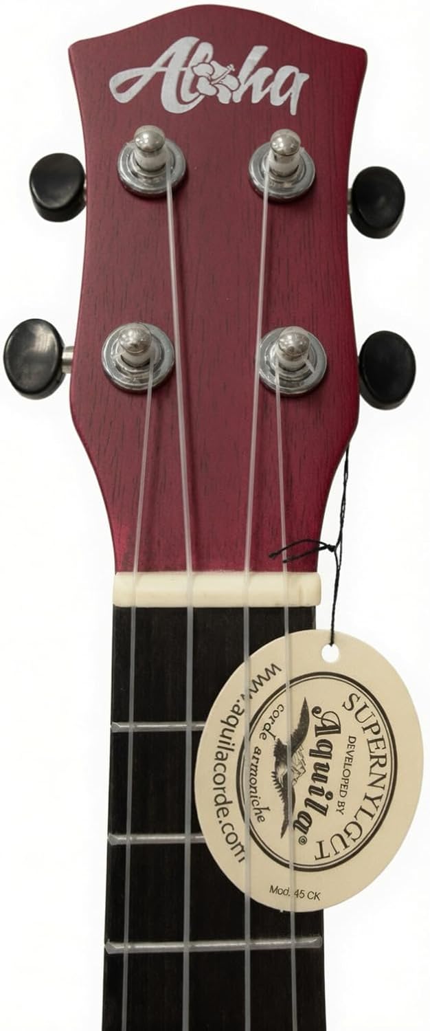 Ukelele soprano con funda Aloha UK250RD rojo envio gratis 5 Ukelele soprano con funda Aloha UK250RD rojo envio gratis - Imagen 4