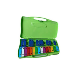 Metalófono 25 notas de colores Alysée MT25-CR-GR con estuche verde envio gratis